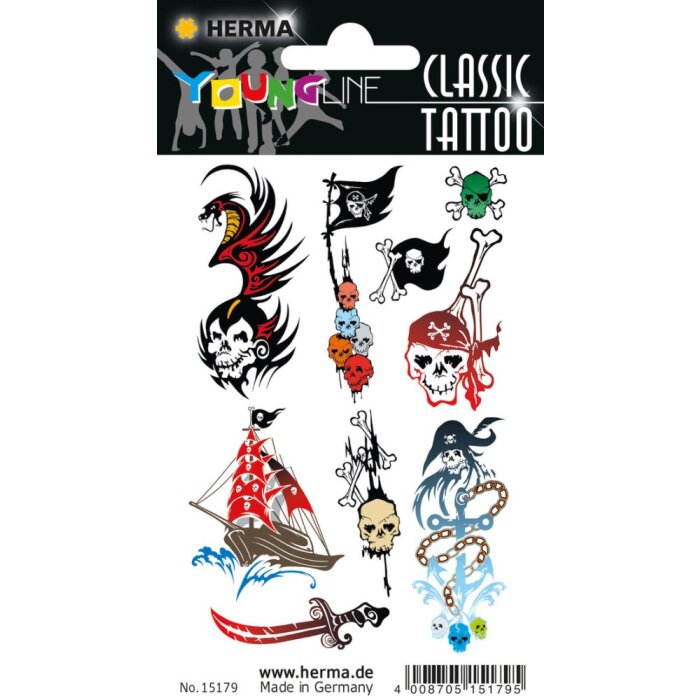 Herma FASHIONLine classic Tattoo Colour Pirats