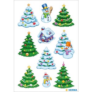 Herma decor Sticker Christmas Winter Forest