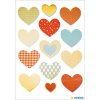 Herma magic Sticker Golden Heart, zlote tloczenie