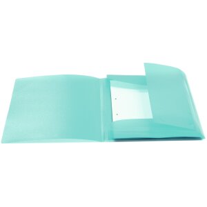 Herma folder a4 pp translucent turquoise