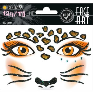 Herma FASHIONLine Face Art Sticker Leopard