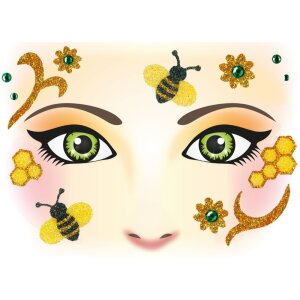 Herma FASHIONLine Face Art Sticker Honey bee