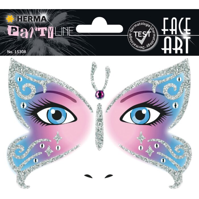 Herma FASHIONLine Face Art Sticker Butterfly