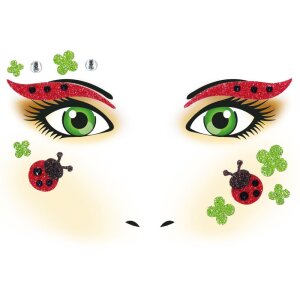 Herma FASHIONLine Face Art Sticker Ladybird