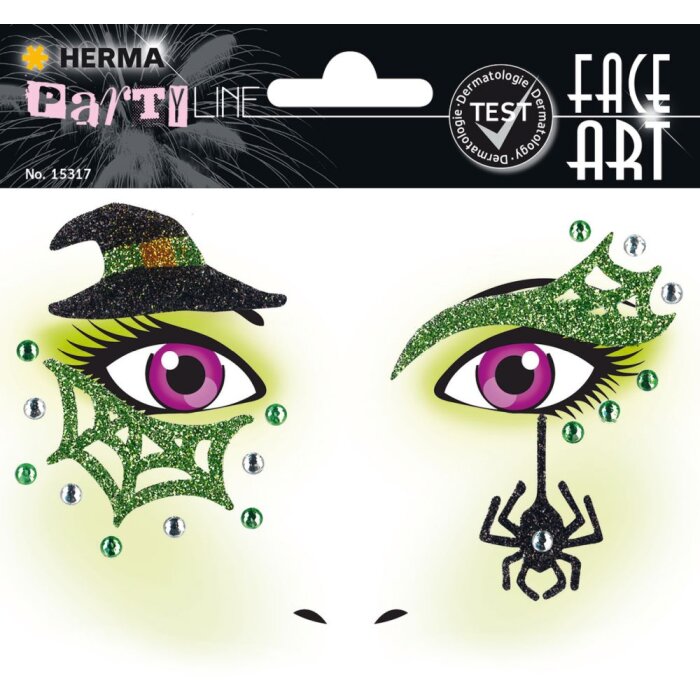 Herma FASHIONLine Face Art Sticker Witch