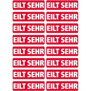 Herma vario etykiety tekstowe "Eilt sehr" 12 x 40 mm, samoprzylepne, 320 szt