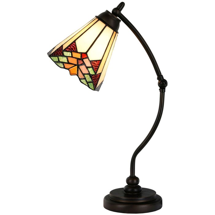 Lampa stołowa Tiffany Komplet Ø 26x50 cm wielokolorowa - 5LL-5964