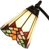 Lampa stołowa Tiffany Komplet Ø 26x50 cm wielokolorowa - 5LL-5964