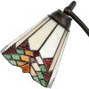 Lampa stołowa Tiffany Komplet Ø 26x50 cm wielokolorowa - 5LL-5964