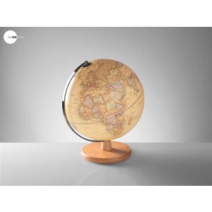 20go1458 Mascagni Vintage Globe 20 cm zólty