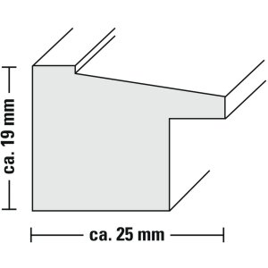 Ramka plastikowa Hama Sierra White 20x30 cm