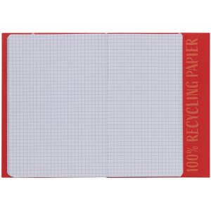 Paper notebook saver a5 dark red