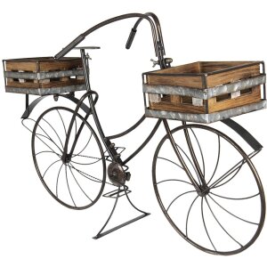 Uchwyt na rośliny Bicycle 5Y0546 brązowy 85x30x58 cm