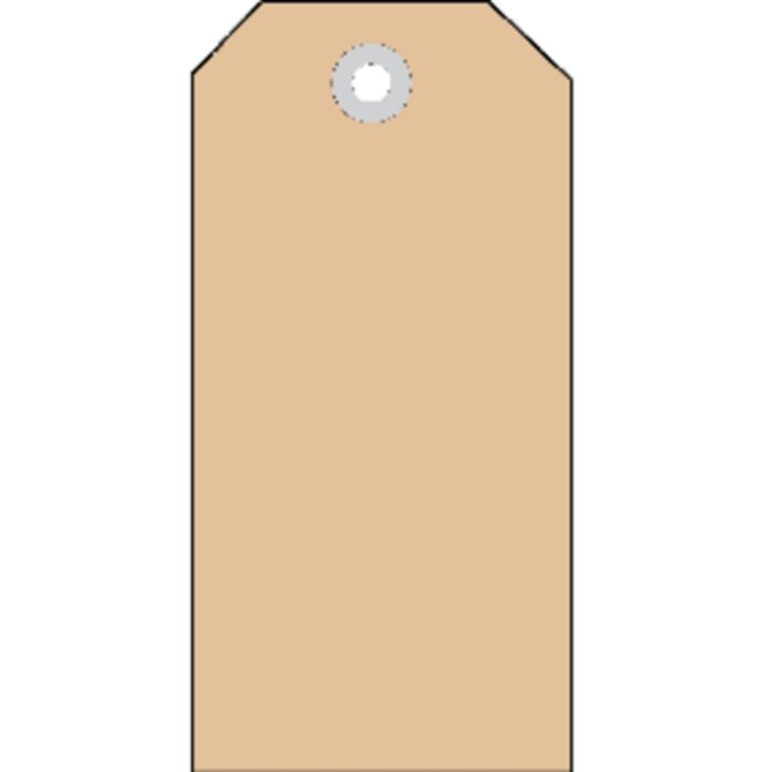 Przywieszki 60x120 mm pasek 4 z oczkiem kartonowym 1000szt.