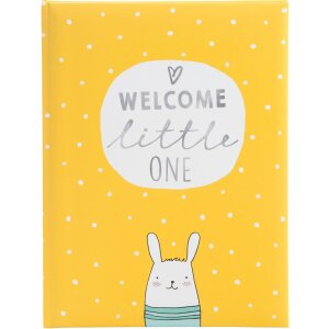 Goldbuch Baby Diary Welcome little one żółty 21x28...