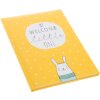 Goldbuch Baby Diary Welcome little one żółty 21x28 cm 44 ilustrowane strony