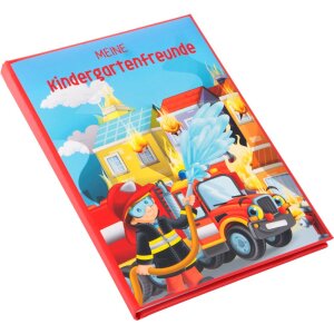 Goldbook Przyjaciele Straż Pożarna 15x21 cm Przedszkole 88 stron