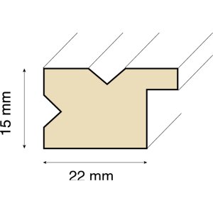 Drewniana ramka Couture 20x30 cm czarna