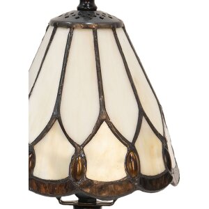 Lampa stołowa Tiffany Ø 14x31 cm E14-max 1x40W