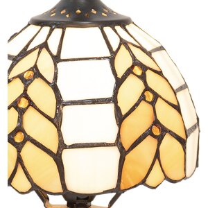 Lampa stołowa Tiffany Ø 14x29 cm E14-max 1x40W