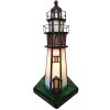 Lampa stołowa Tiffany Lighthouse 11x11x25 cm 1x E14 max 25W