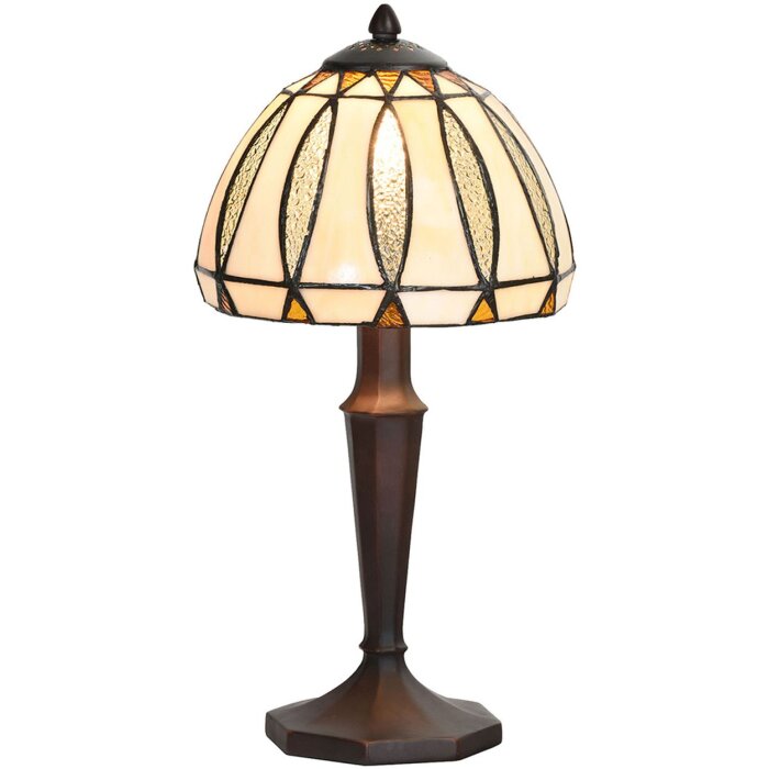 Lampa stołowa Tiffany Ø 19x40 cm E14-40W - 5LL-5973