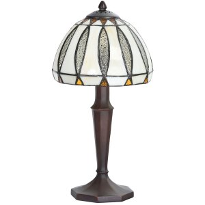 Lampa stołowa Tiffany Ø 19x40 cm E14-40W - 5LL-5973