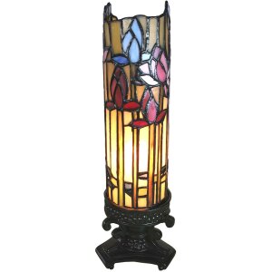 Lampa stołowa Tiffany 13x13x46 cm 1x E14 max 25W