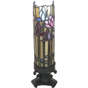 Lampa stołowa Tiffany 13x13x46 cm 1x E14 max 25W