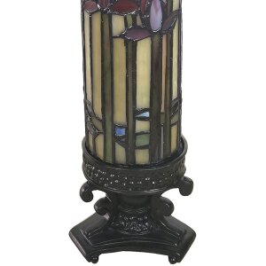 Lampa stołowa Tiffany 13x13x46 cm 1x E14 max 25W