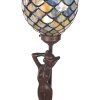 Lampa stołowa Tiffany 21x21x51 cm 1x E14 max 25W