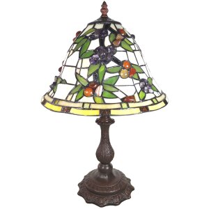 Lampa stołowa Tiffany 31x31x47 cm 1x E27 max 60W