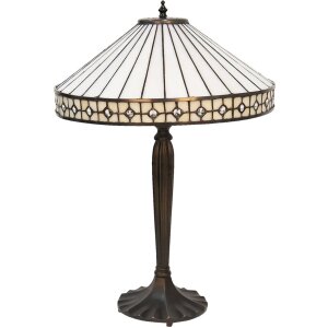 Lampa stołowa Tiffany Ø 40x58 cm E27-max 2x60W