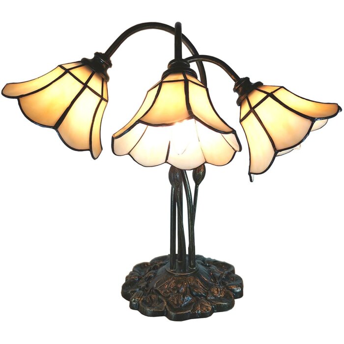 Lampa stołowa Tiffany 46x28x63 cm 3x E14 max 25W