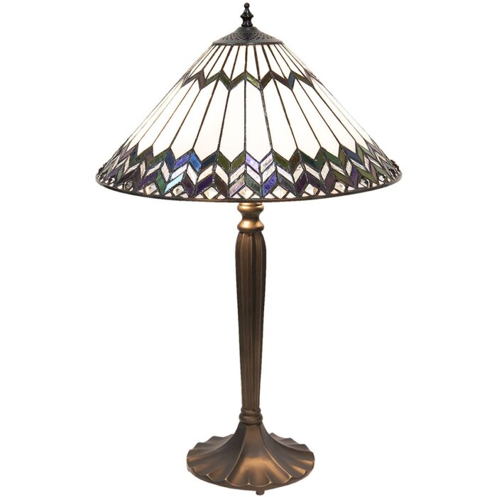 Lampa stołowa Tiffany Ø 40x62 cm E27-max 2x60W