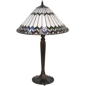 Lampa stołowa Tiffany Ø 40x62 cm E27-max 2x60W