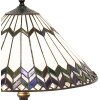 Lampa stołowa Tiffany Ø 40x62 cm E27-max 2x60W