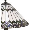 Lampa stołowa Tiffany Ø 40x62 cm E27-max 2x60W