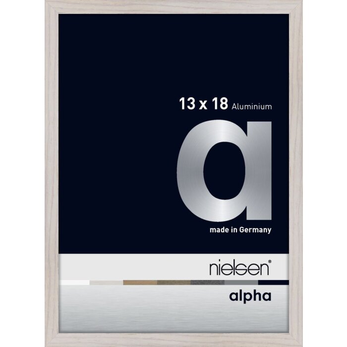 Nielsen Aluminiowa ramka na zdjęcia Alpha 13x18 cm dąb biały