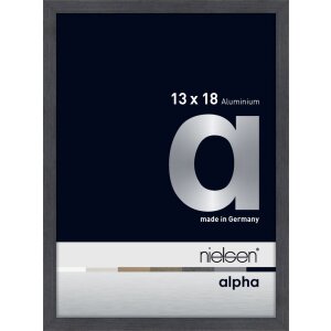 Nielsen Aluminiowa ramka na zdjęcia Alpha 13x18 cm szara