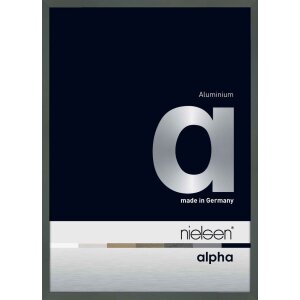 Nielsen Aluminiowa ramka na zdjęcia Alpha 15x20 cm anodowana czarna błyszcząca