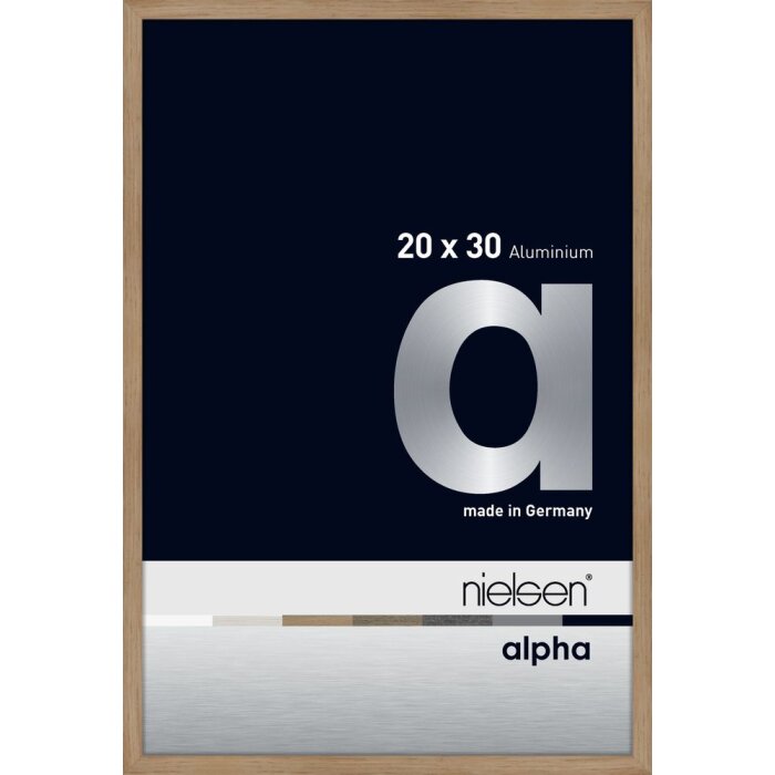 Nielsen Aluminiowa ramka na zdjęcia Alfa 20x30 cm dąb