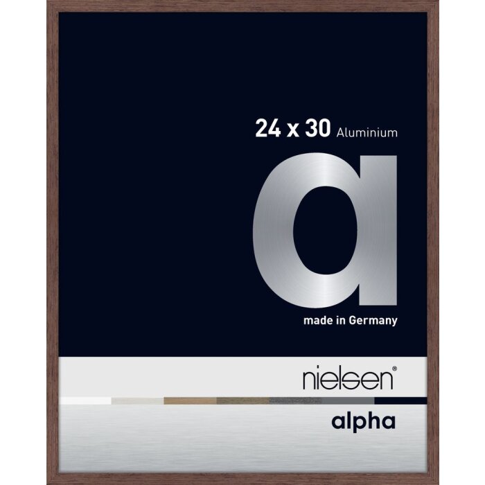 Nielsen Aluminiowa ramka na zdjęcia Alpha 24x30 cm wengé light