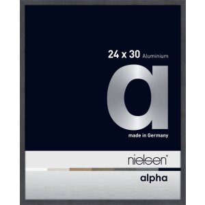 Nielsen Aluminiowa ramka na zdjęcia Alpha 24x30 cm szara