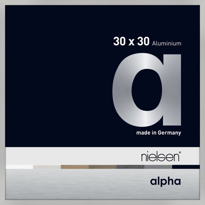 Nielsen Aluminiowa ramka na zdjęcia Alpha 30x30 cm srebrny mat