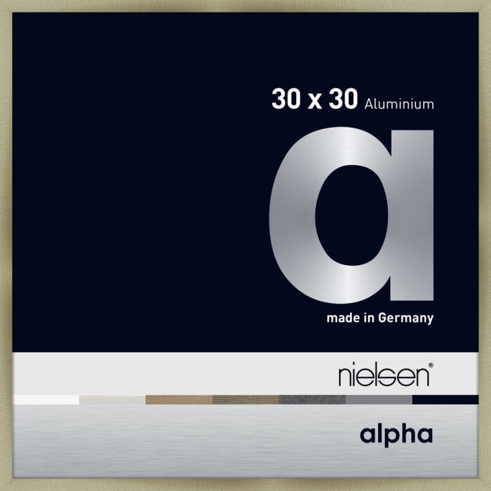 Nielsen Aluminiowa ramka na zdjęcia Alpha 30x30 cm stal nierdzewna szczotkowana