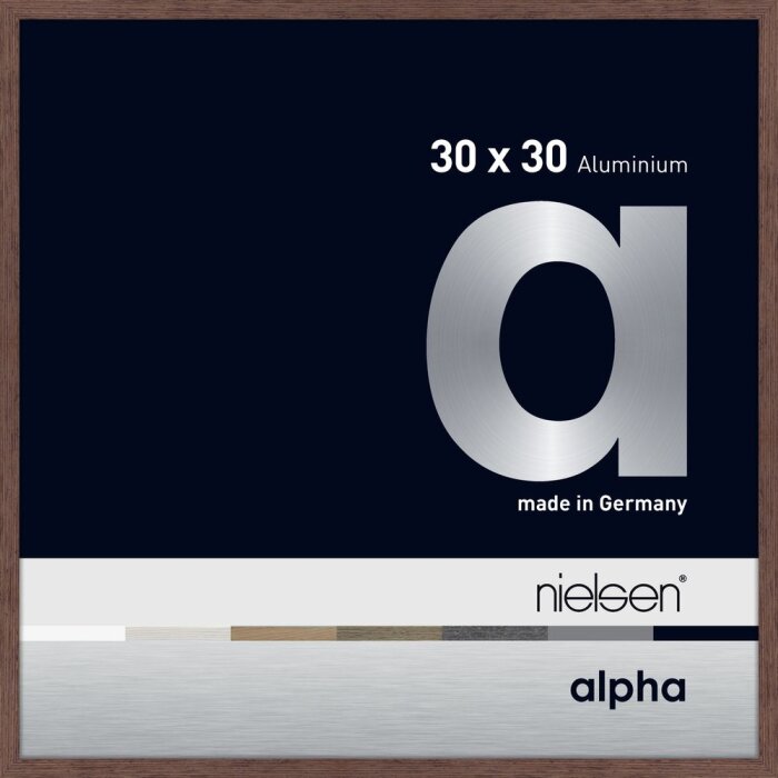 Nielsen Aluminiowa ramka na zdjęcia Alpha 30x30 cm wengé light