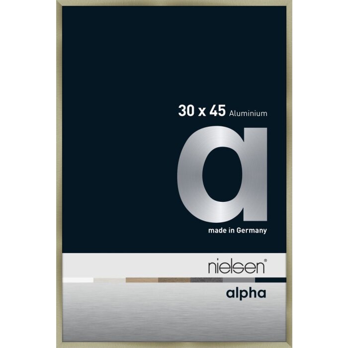 Nielsen Aluminiowa ramka na zdjęcia Alpha 30x45 cm stal nierdzewna szczotkowana