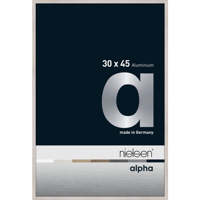 Nielsen Aluminiowa ramka na zdjęcia Alfa 30x45 cm dąb biały