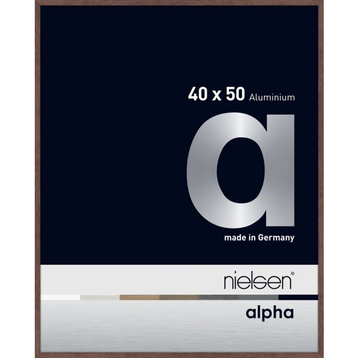 Nielsen Aluminiowa rama na zdjęcia Alpha 40x50 cm wengé light